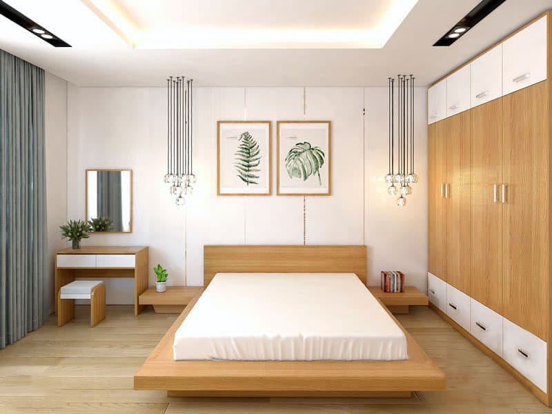 giường đẹp chân kín