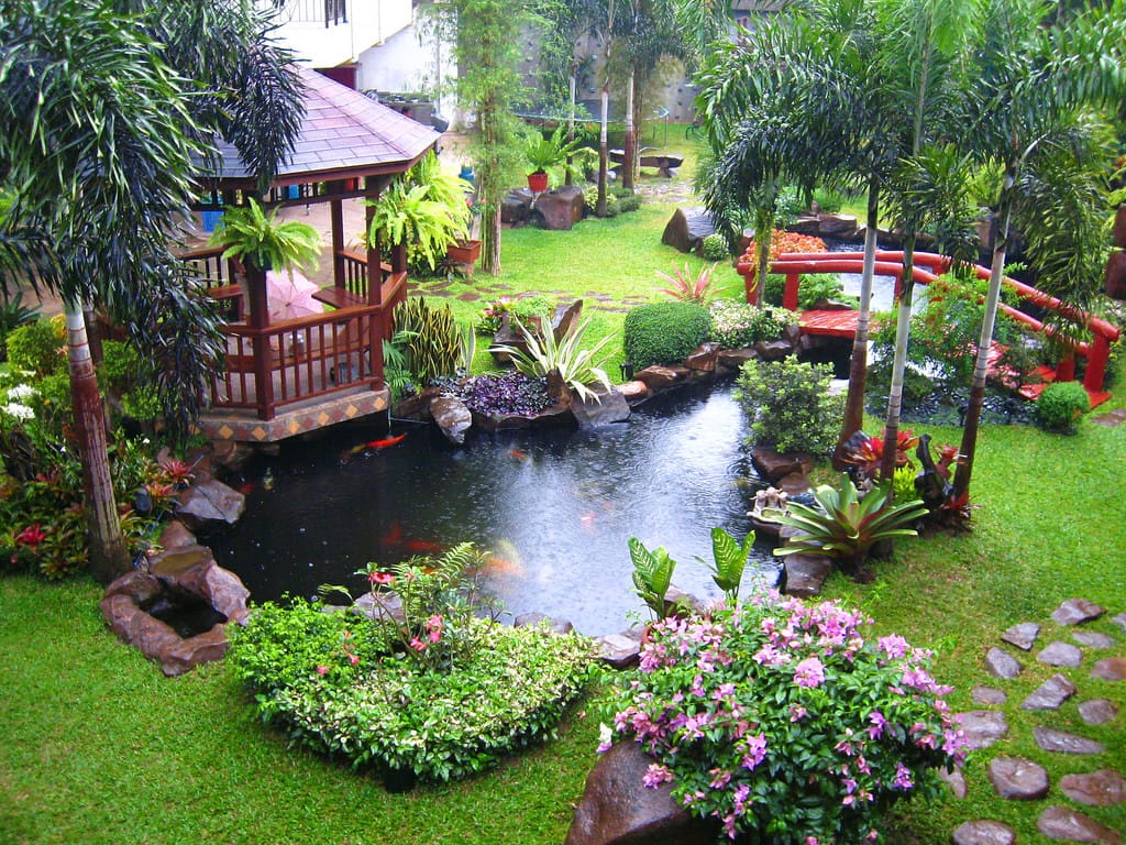 Thiết kế hồ nước trong sân vườn: Biến không gian sống thành khúc ca của nước và đá